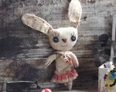 Emily Bunny, cloth doll, prim doll