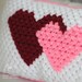 Double Love Rectangle Pillow / Ring Bearer Crochet Pattern