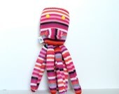 Kids Baby Plush Octopus DELUXE SOCKTOPUS Stuffed Doll Toy Made From Recycled Sweaters