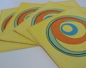 Circles and Sunshine Place Mats - Set of 4