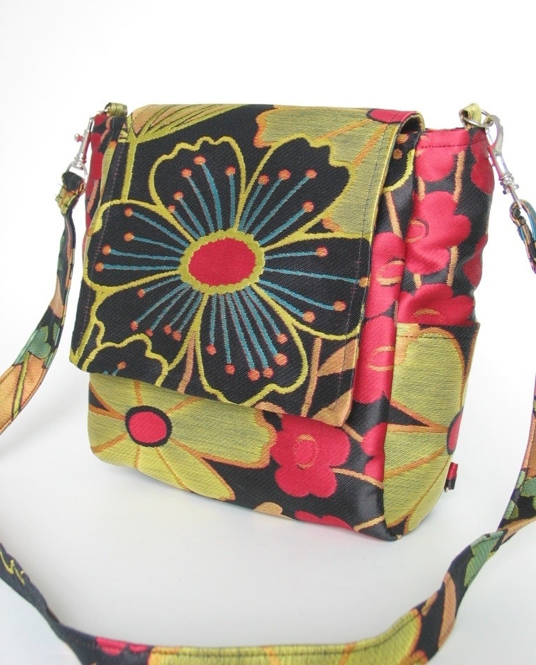 floral backpack, messenger, tote ,purse, handbag, cross body bag, 3 way bag