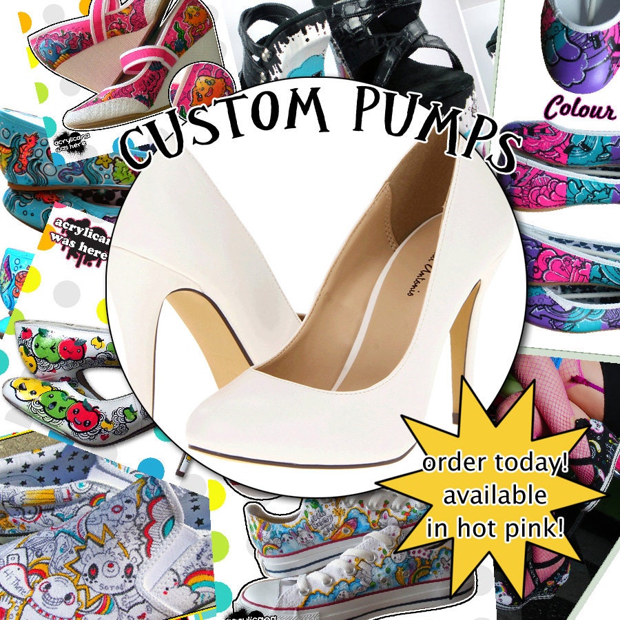 Custom Painted Pumps