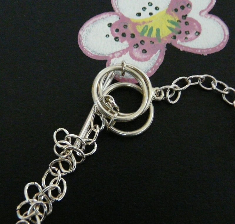 partly sunny - cotton and silk yo-yo necklace