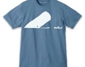 WHALE - "La Boca" on men's / unisex short sleeve t shirt (11 colors to choose from)