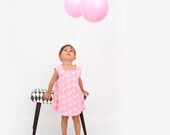 Summerweight Smock Dress - Orla, in Strawberry