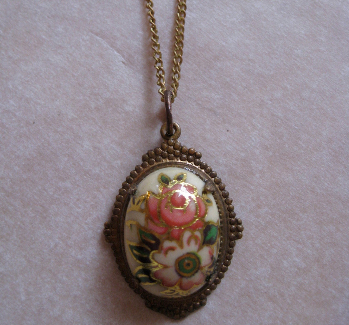 Vintage Czech Bead Necklace