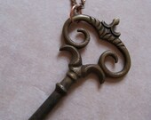 Room 302 Antique New York City Hotel Key Necklace