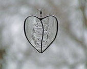 Valentine's Day Gift Wanderlust Transparent Heart for Valentine's Day Decor