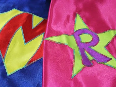 Customized superhero cape