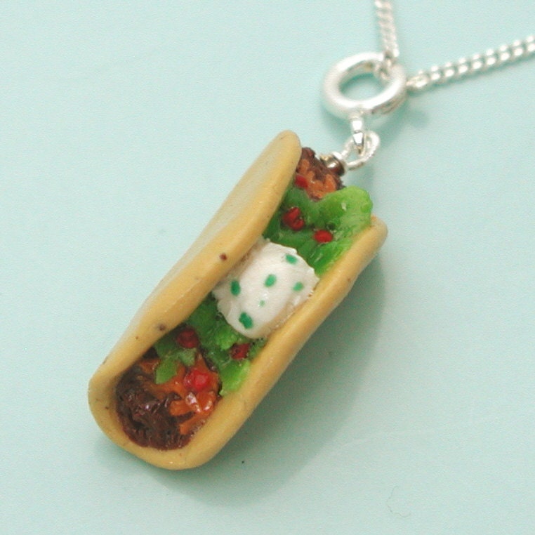 Taco necklace