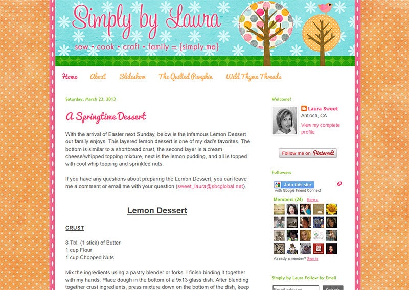 Custom Blog Design Basic for Blogger