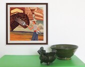 Cake Cravings Satisfied Archival Print of original collage