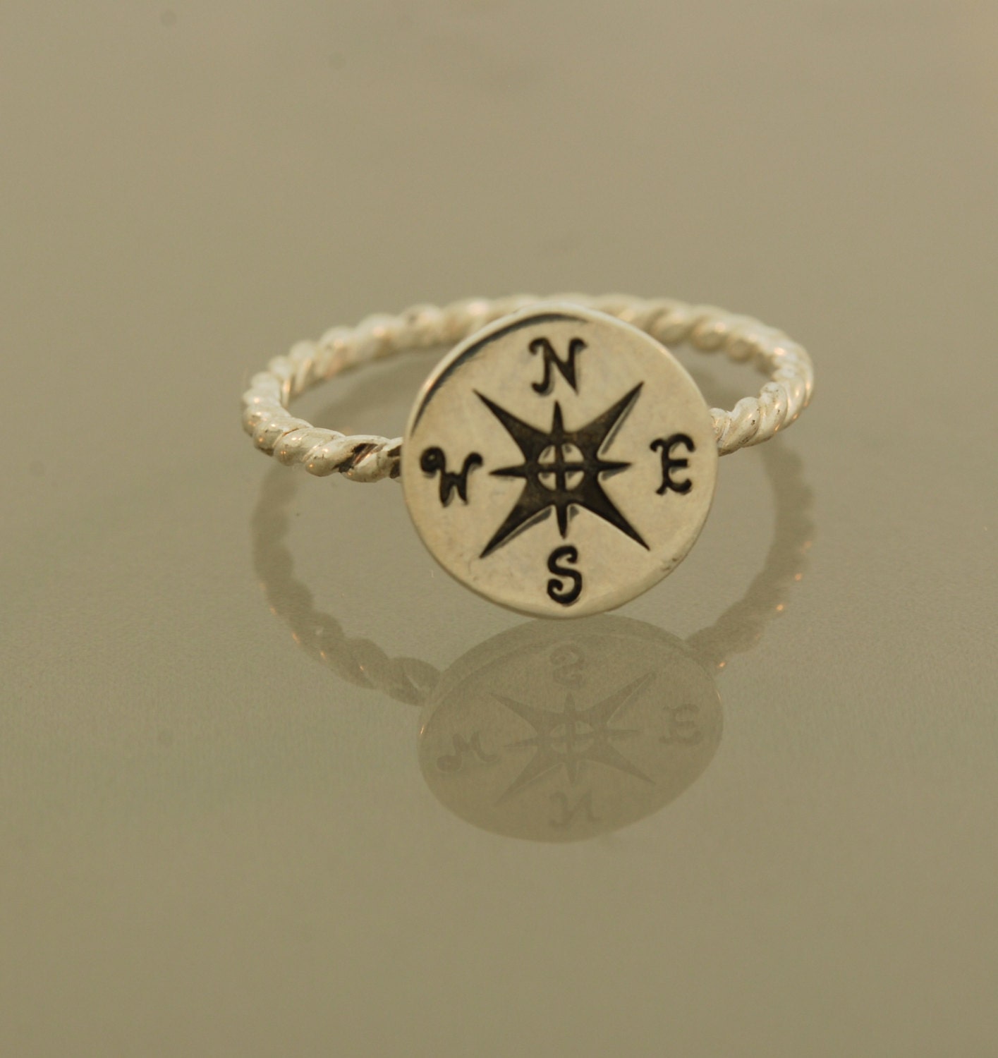 Compass Rope Ring