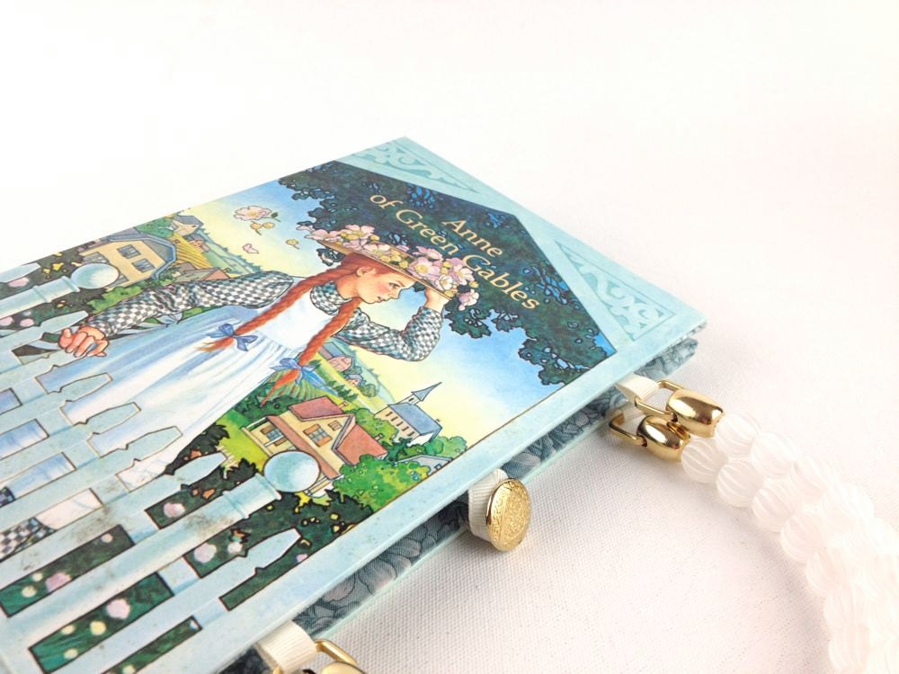 Anne of Green Gables Book Purse made from recycled vintage book by Rebound Designs