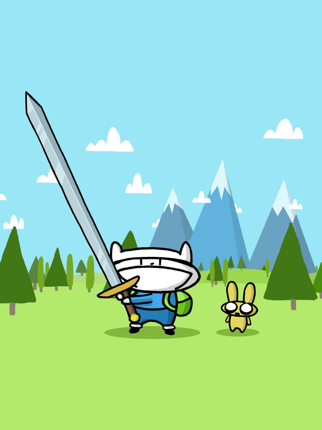 Adventure Time Fan Art Print