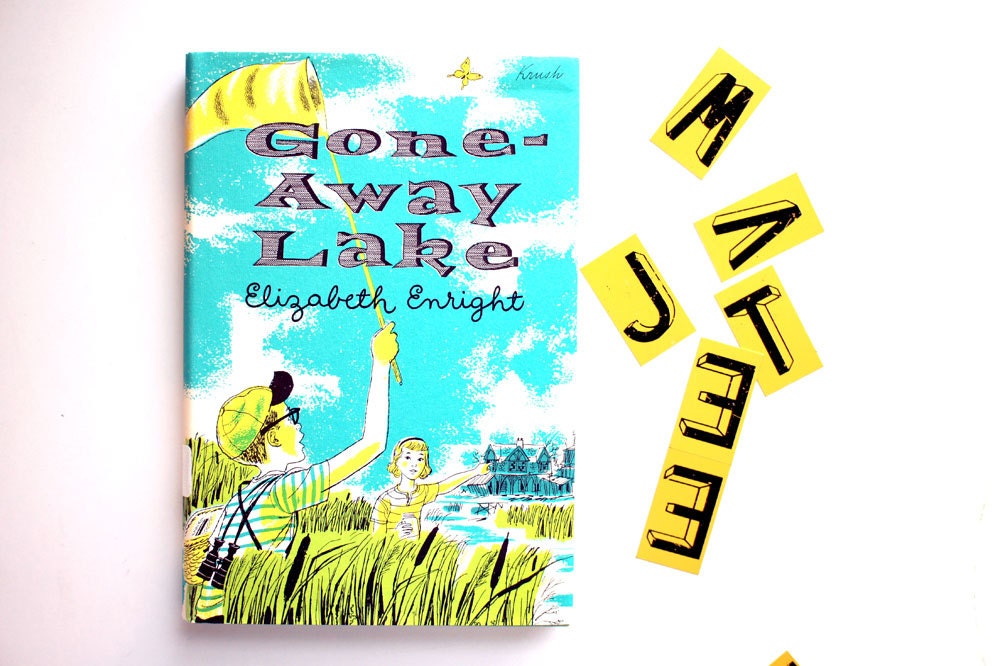 First Ed. Gone Away Lake // Elizabeth Enright // 1957 Vintage Young Adult Book