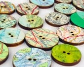 handmade map buttons