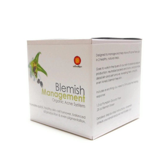 Organic Acne System. Blemish Prevention and Repair. Oily, Combination, Acne Prone. Natural Organic Skin Care.