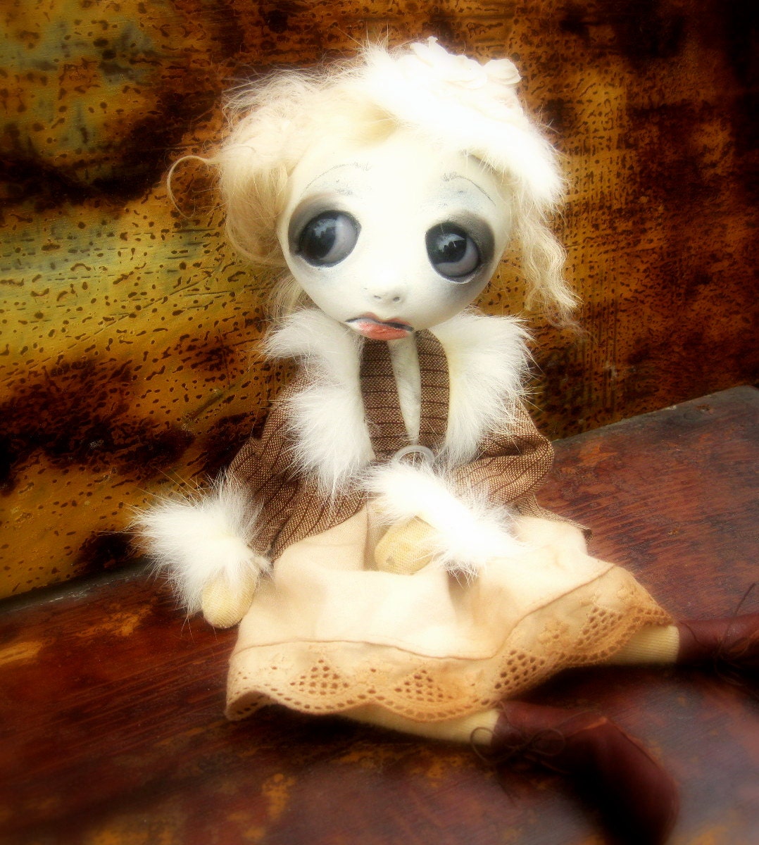 Loopy Gothic Art Doll Ooak Doll Jadzia Gorski RESERVED for A