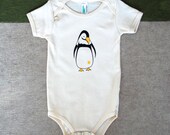 organic penguin onesie