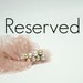 Reserved for Colette
