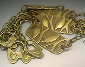 Antiqued Brass Chains 5 CHARM Bracelets & Clasps add a charm you get 5 bracelet chains
