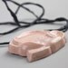 Ceramic Flower Pink Porcelain Camellia Necklace