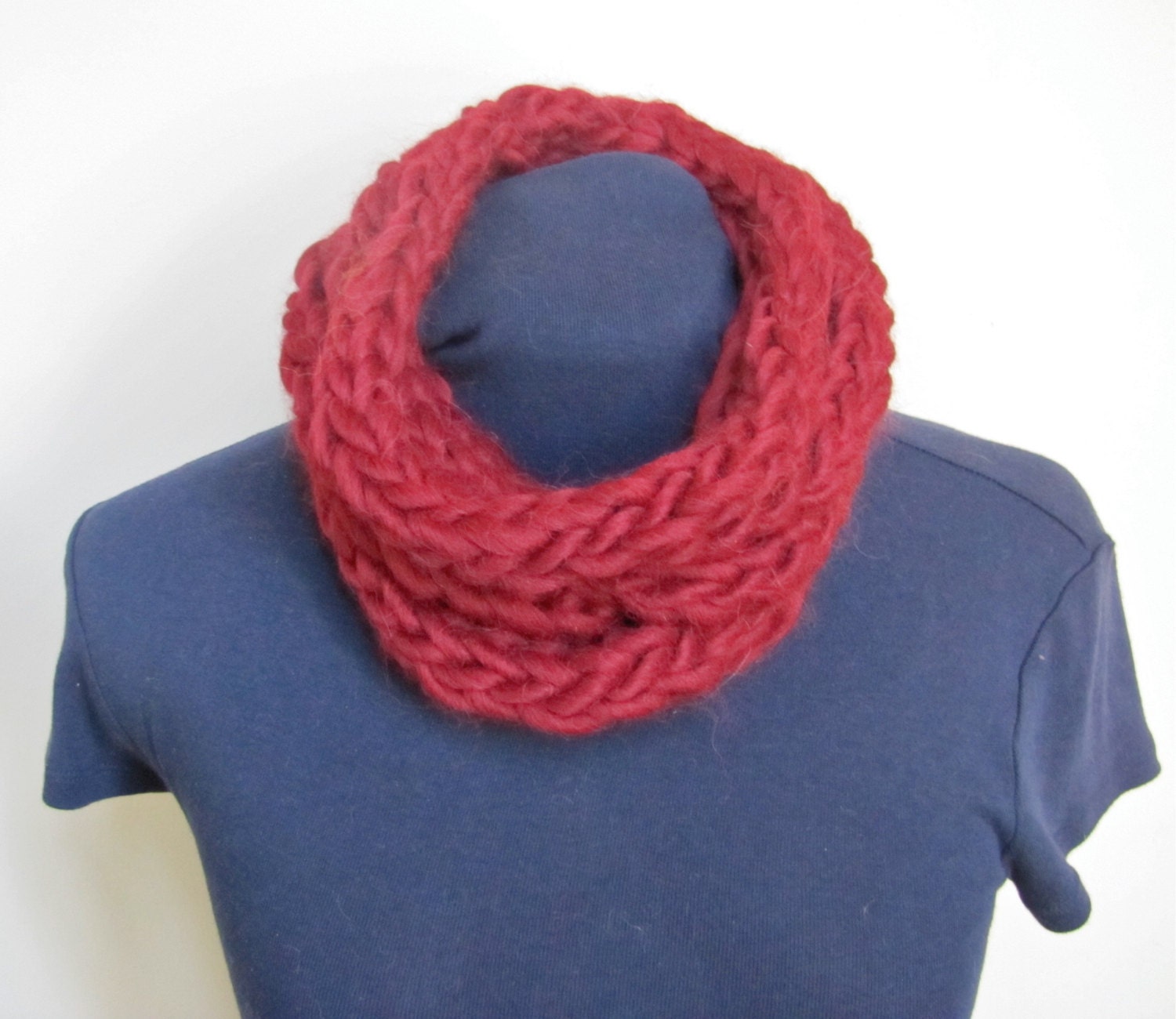 nob hill cowl // burgundy
