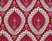 Organic Crib Sheet - Ruby Paisley Baby Bedding - Fitted Crib Sheet
