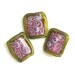 Through the Grapevine - Handmade Lampwork Glass Bead Set in Magenta and Copper Green, with Periwinkle and Olive (3)