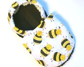 Bees Soft Soled Baby Shoes 12-18 mo
