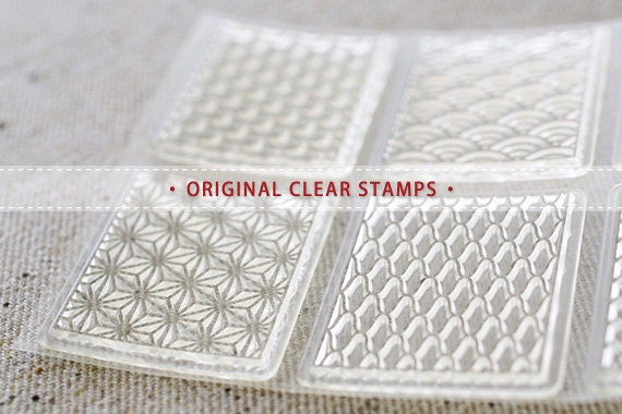 01 - ORIGINAL CLEAR STAMPS - Japanese tradition pattern A type