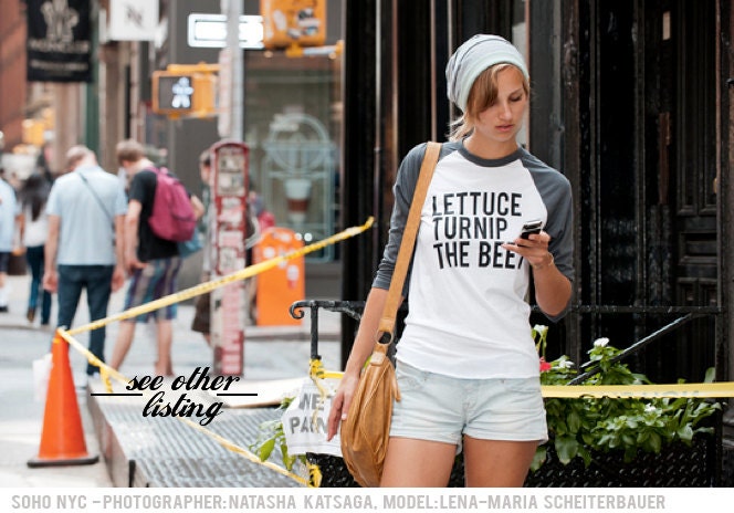 NEON lettuce turnip the beet - unisex sizes - orange tank top