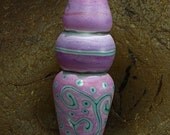 Handmade Lampwork Glass Focal Bead -Ancient Relic- by Jason Powers SRA
