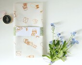 Moonrise Kingdom screenprinted fabric