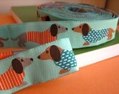 Jessica Jones RIBBON - 7/8 - Dachsunds - Blue