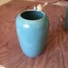 Reserved for 07linda Mama and Baby Birdie Vase Robin's Egg Blue