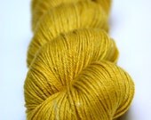 Buttercup - Handyed Fingering Weight Yarn (Merino/Silk, 400 yards/100 gram) FREE SHIPPING