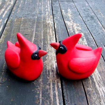 Cardinal Cake Topper