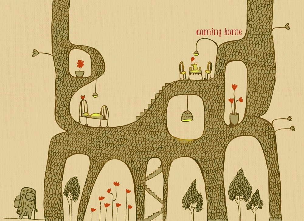 coming home (11x15,1 inches)