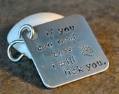 lick you pet tag - hand stamped in aluminum