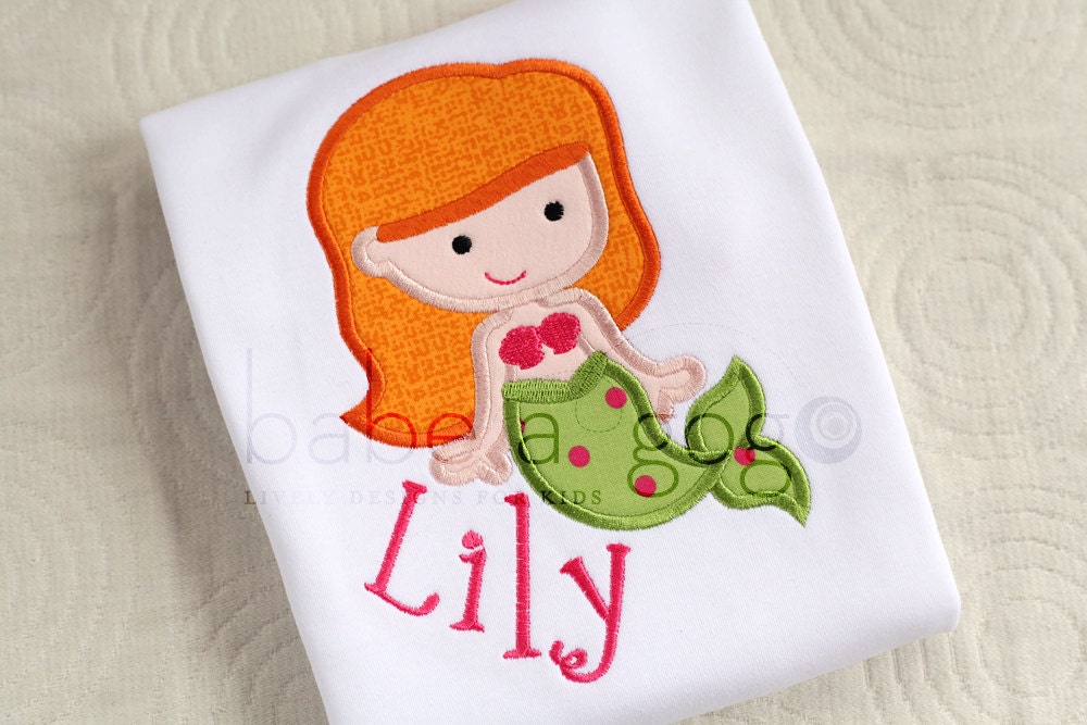 Coral Seas REDHEAD Sister Tee Shirt by babe-a-gogo for Toddlers & Girls