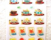Japanese Stickers  Summer Kakigori Snow Cones Soda Ice Cream (S78)
