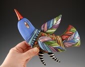 Bird with Multi-Color Feathers