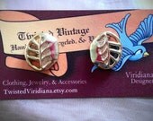 GOLDEN LEAF Stud Earrings