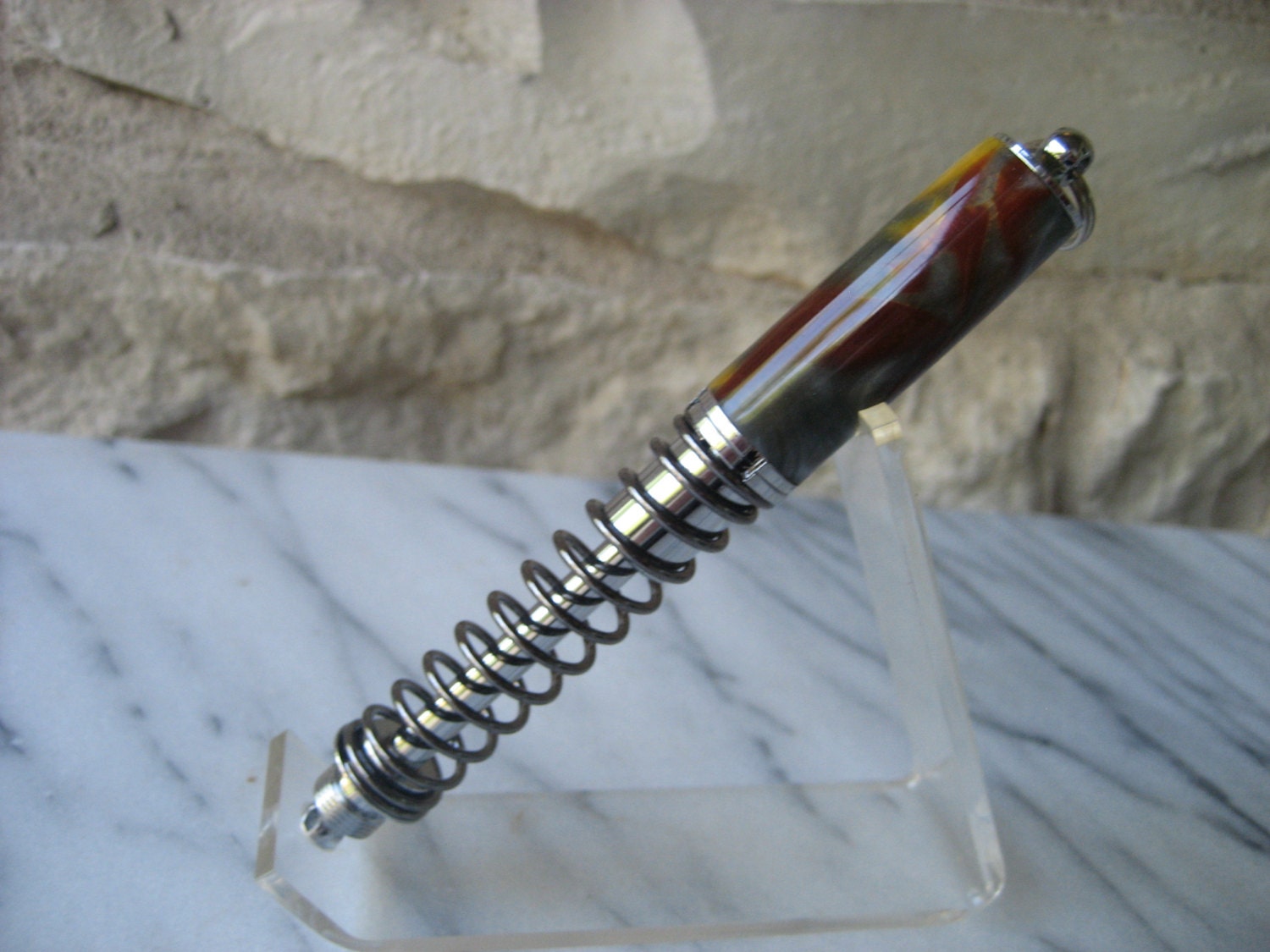 Shock Absorber Style Pen