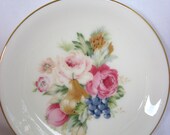 Mikasa  Bone China Trinket Dish Rosemead FX013 Japan Floral and Fruit
