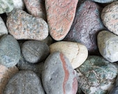 Alaska River Stones, 40 stones, Natural stones, Found rocks