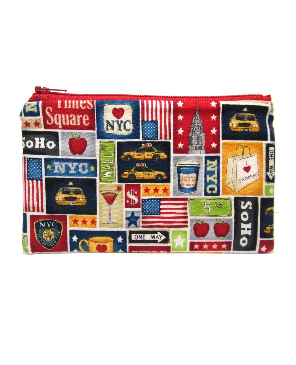 New York Tourist Zip Pouch