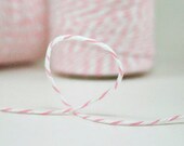 Cotton Candy Bakers Twine - Pink white twine - 30 yards sampler Il_170x135